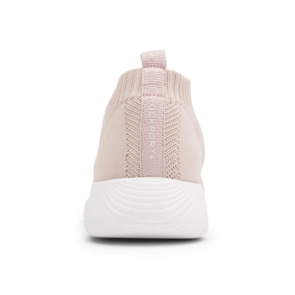 Tenis Rockport Mulher Rosa - City Lites Robyne Knit - 27183OIBN